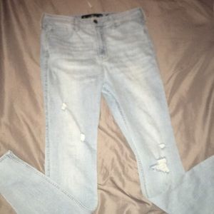 light blue hollister jeans